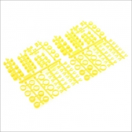 SW-2503260FY SWorkz S35-3 Series Colorful Plastic Inserts Set (2 Sets) (Yellow)
