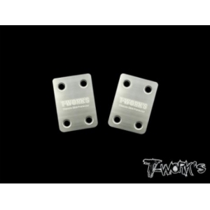 TO-220-MBX8 Stainless Steel Rear Chassis Skid Protector ( Mugen MBX-8 ) 2pcs. (#TO-220-MBX8)