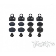 TO-274-M Black Hard Coated 7075-T6 Alum Diaphragm Shock Cap (For Mugen MBX8/7R/7/MBX8 ECO) (#TO-274-M)