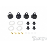 TO-273-M Black Hard Coated 7075-T6 Alum Aeration Shock Cap (For Mugen MBX8/7R/7/MBX8 ECO) (#TO-273-M)