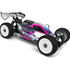 TJRC-BD-MB8 (2장 콤보) (프리 컷) BITTY DESIGN VISION 1/8 Buggy Body Mugen MBX8 Pre-Cut Nitro (Clear, 엔진버기 바디)