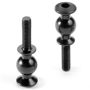 352659 (22,21-X) BALL STUD 6.8MM WITH BACKSTOP L=6MM - M3x11 (2) -2017