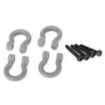 AX8234 Bumper D-Rings, grey (front or rear)