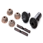 AX8282 Gear set, differential (output gears (2), spider gears (4), spider gear shaft (2))