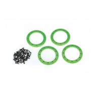 AX8168G Green 2.2" Aluminum Beadlock Rings (4)