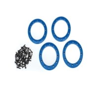 AX8168X Blue 2.2" Aluminum Beadlock Rings (4)