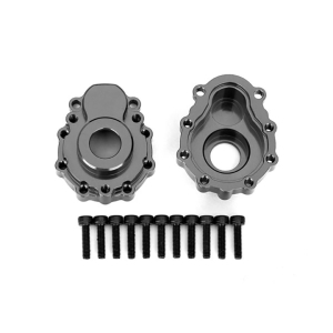 AX8251A Portal housings, outer, 6061-T6 aluminum (charcoal gray-anodized) (2)/ 2.5x10 CS (12)