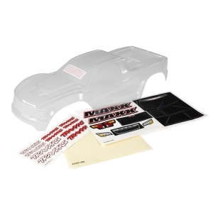 AX8914 Body, Maxx®, heavy duty (clear, untrimmed, requires painting)/ window masks/ decal sheet