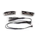 AX7186 LED lights, light harness (4 clear, 4 red)/ bumpers, front & rear/ wire ties (3)