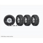 AX8183X Tires and wheels, assembled, glued (1.9inch) (4)