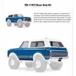 AX9111X Body, Chevrolet Blazer (1972), (blue) 도색완료,풀세트