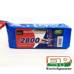 2800-4S-55C EP파워 2800mah 14.8V 55C EC3잭 중형 드론/비행기용 배터리