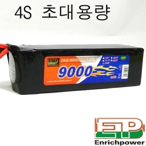 9000-4S-40C-TRX EP파워 9000mah 4S 14.8v Lipo Pack (트렉사스잭) X-MAXX 8S 사용가능