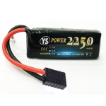 YS-2250-2S-50-TRX 2250mAh 7.4V 50C LIPO /트랙사스 잭 (미니 1/16 서밋,이레보 사용가능)