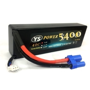 YS5400-2S-60C-EC5 5400mAh 7.4V 60C~120C HD CASE LIPO / EC5