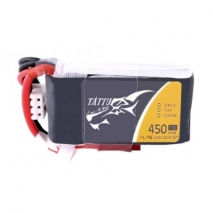 TA-75C-450-2S1P-JST Tattu 450mAh 7.4V 75C 2S1P Lipo Battery Pack with JST-SYP plug