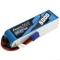 GA-B-60C-5000-6S1P-EC5 Gens ace 5000mAh 22.2V 60C~120C 6S1P Lipo Battery Pack with EC5 plug