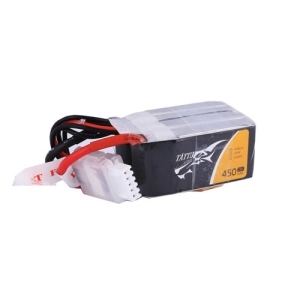 TA-75C-450-4S1P-EC2 Tattu 450mAh 14.8V 75C 4S Lipo Battery Pack with EC2