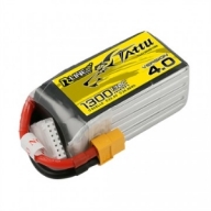 TA-RL4-120C-1300-6S1P Tattu R-Line Version 4.0 1300mAh 22.2V 130C 6S1P Lipo Battery Pack with XT60 Plug