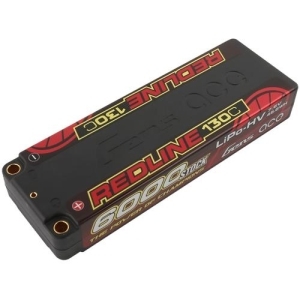 GEA60002S13L5 Redline Series 6000mAh 7.6V 130C HardCase HV Lipo