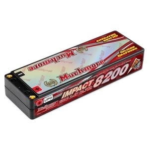 MLSG-MP8200 IMPACT Silicon Graphene Max-Punch FD4 Li-Po Battery 8200mAh/7.4V 130C Flat Hard Case