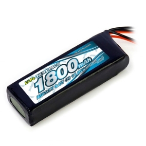 MFE-RF1800FD IMPACT Li-Fe Battery 1800mAh/6.6V 4C Flat Size for Tx & Rx