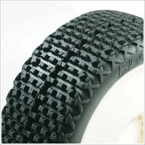 3307XR-T3 TPRO 1/8 OffRoad MegaBlock Tire PreMount (Pair) 소프트 본딩완료 반대분