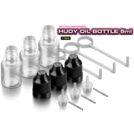 106900 HUDY OIL BOTTLE, NOSE, STEEL NEEDLE & SAFETY LOCK - 5ML (3PCS)