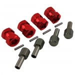DTWH02001A (휠 와이드너) Wheel Hex Extensions 12x15mm (Red)