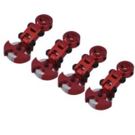 DTHS01025 1/10 RC Model Car Aluminum Magnetic Invisible Body Mount Red (4pcs)