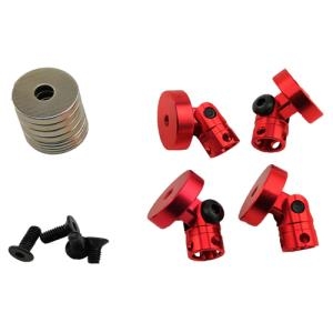 DTDR01002A (자석 바디 마운트) Aluminum Magnetic Body Mount (Red)