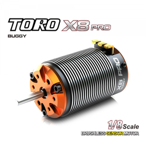 SK-400009-11 (1:8 버기,트러기,몬스터) SKY RC - 1:8 TORO X8 PRO 2350KV (최고급형 1:8 모터, 센서드 타입)