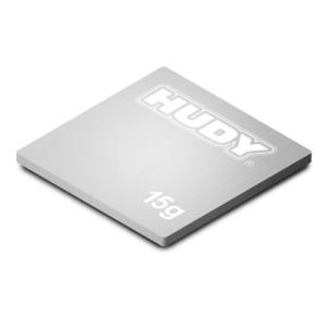 293086 HUDY Pure Tungsten Weight Thin - Receiver - 24.5x24.5mm- 15g