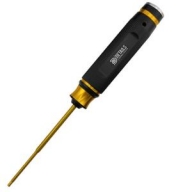 DTT02026B (티탄 팁) Premium Allen Wrench Set - Black Gold 1pcs Vertical Line Pattern Big Handle Hex 2.0