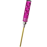 DTT11004D (티탄 팁) Allen Wrench - Pink White Honeycomb (3.0 x 180mm)