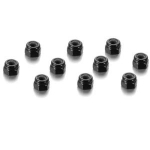 296530-K ALU NUT M3 - BLACK (10)