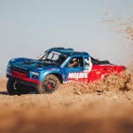 ARA4404T2 ARRMA 1/8 MOJAVE 4X4 4S BLX Desert Truck RTR, Blu/Red