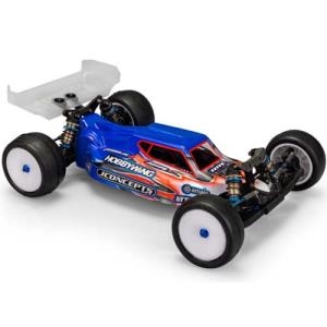 J-0600 미도색 JConcepts RC10 B6.4/B6.4D "S15" Buggy Body w/Carpet Wing (Clear)