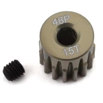 PTK-8602 (7075-T6) ProTek RC 48P Lightweight Hard Anodized Aluminum Pinion Gear (15T)