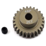 PTK-8613 (7075-T6) ProTek RC 48P Lightweight Hard Anodized Aluminum Pinion Gear (26T)