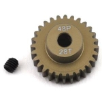 PTK-8615 (7075-T6) ProTek RC 48P Lightweight Hard Anodized Aluminum Pinion Gear (28T)