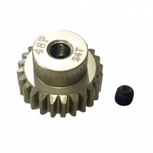 103546 Pinion Gear 7075 Alu. Hard Coated - Ti Gold / 48P 24T (#103546)