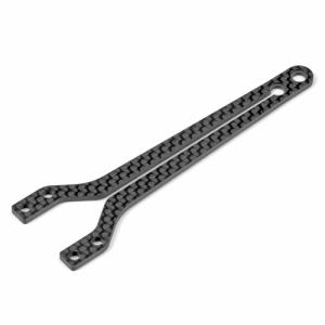 301072 (X4-23,24) X4 GRAPHITE UPPER DECK - SPLIT FRONT - 2.0MM