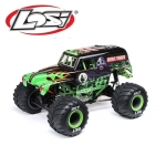 LOS01026T1 1/18 Mini LMT 4X4 Brushed Monster Truck RTR, Grave Digger