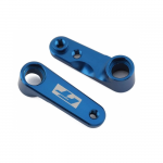 91983 RC10B6.4 FT Steering Bellcranks, blue aluminum