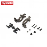 KYIFW629B Al Front Hub Carrier Set(L R/22ﾟ/Gunmetallic/MP10)