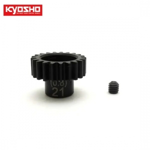 KYPNGS0821 Steel Pinion Gear (21T/0.8M/φ5.0)