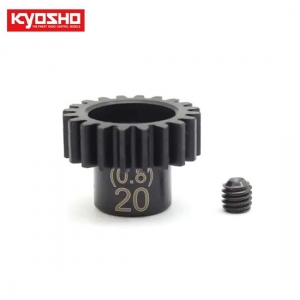 KYPNGS0820 Steel Pinion Gear (20T/0.8M/φ5.0)