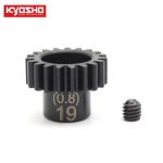 KYPNGS0819 Steel Pinion Gear (19T/0.8M/φ5.0)