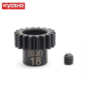 KYPNGS0818 Steel Pinion Gear (18T/0.8M/φ5.0)